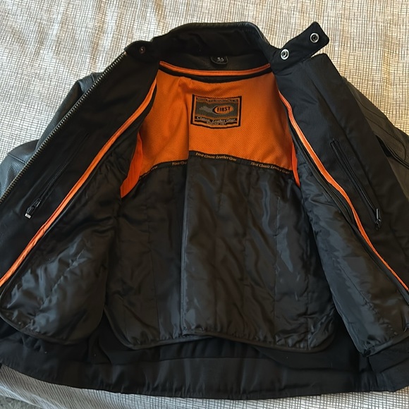 Motorcycle leather jacket Size S - Picture 5 of 10